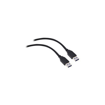 Cable Wholesale USB 3.0 Cable, Black, Type A Male / Type A Male, 3 foot 10U3-02103BK